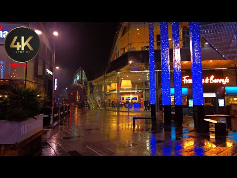 Leicester Rainy Saturday Night 🌧️ Walking Tour | Nightlife 2023 4K UHD