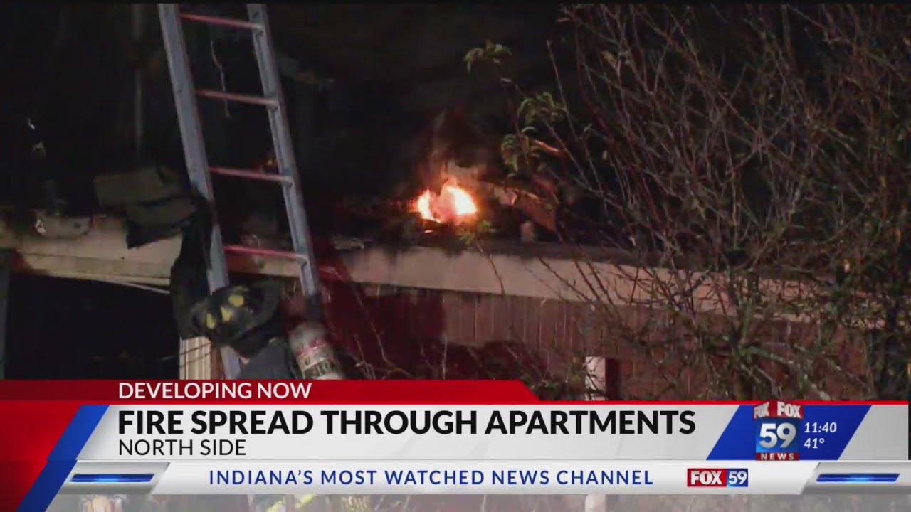 Apartments on Indy's north side on fire for 5th time since February ...