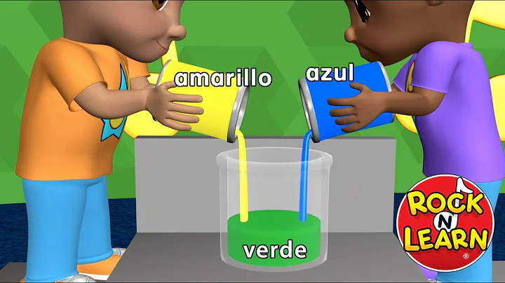 Learn the Colors in Spanish | English to Spanish | Rock 'N Learn