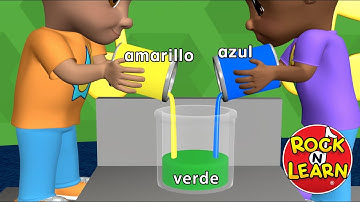 Learn the Colors in Spanish | English to Spanish | Rock 