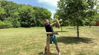 Cutting Tatami with Motohara Katana , Suemonogiri , Tameshigiri , Practice