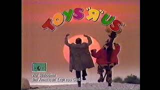 1991 Toys R Us "I Don't Wanna Grow Up" musical TV commercial