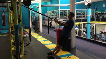 TRX inverted woodchop