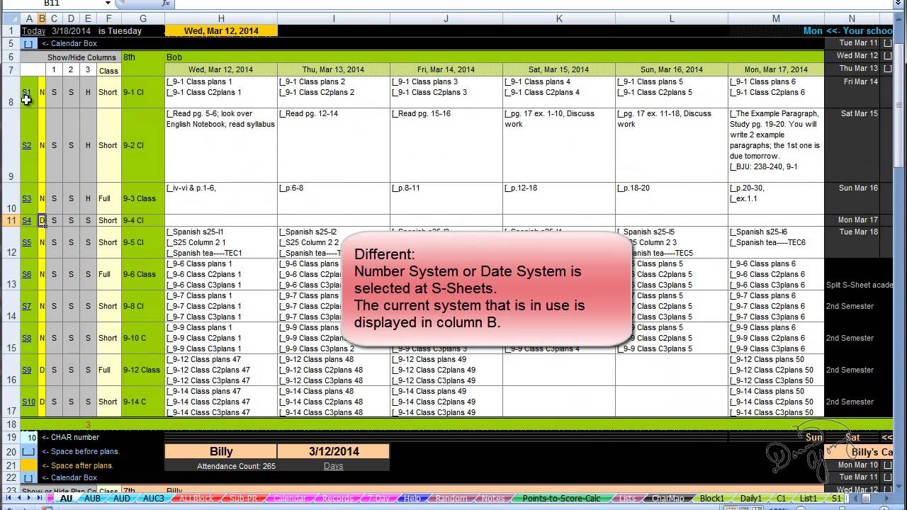 AU Lesson Planners in V Planner V4 YouTube