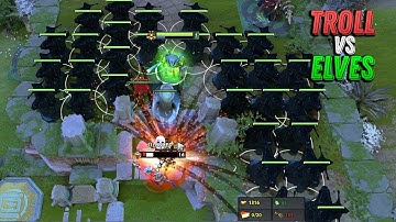 KILLED a TROLL in Troll VS Elves 3 (2023) - Dota 2 Custom 7.34b