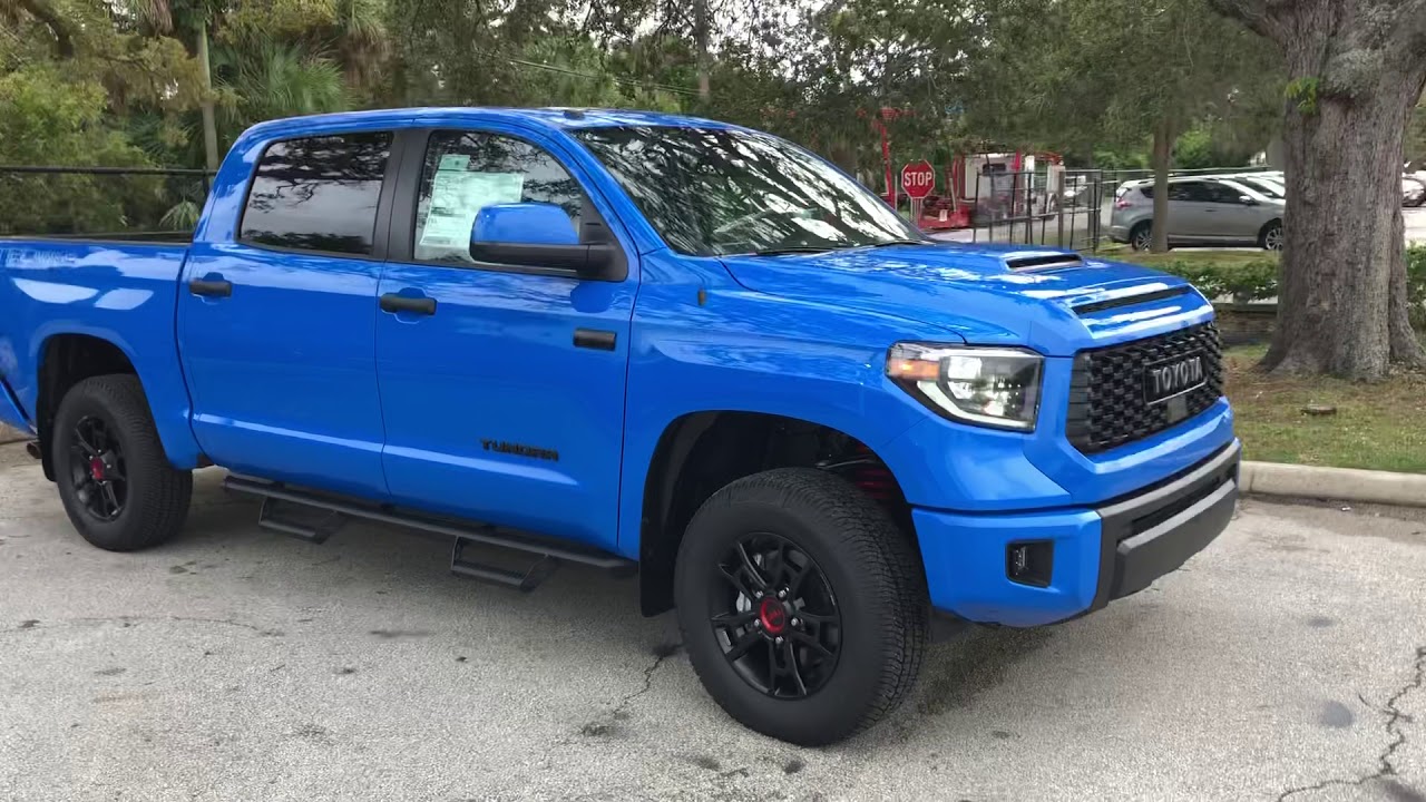 2019 Tundra Trd Pro Voodoo Blue By Mick Fields Youtube