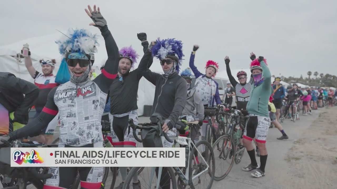 Final AIDS/LifeCycle cycling tour rolls through California