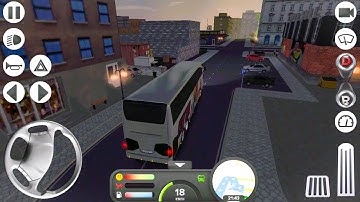 Coach Bus Simulator #3 - Bern To Lyon - Night Driving - Android & iOS