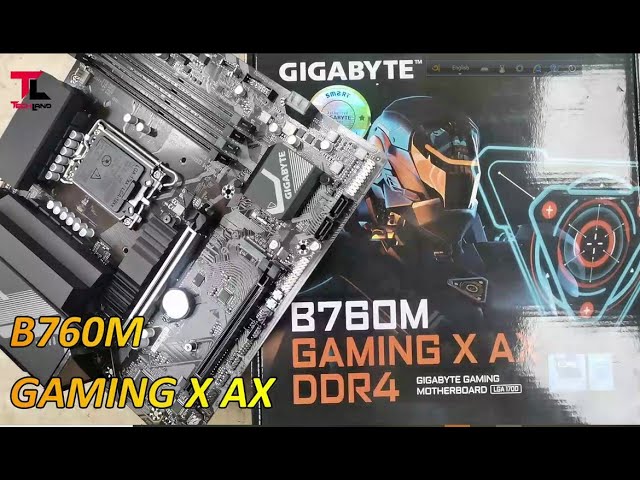 PLACA INTEL GIGABYTE B760M GAMING X AX DDR4 LGA 1700