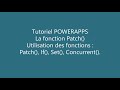 Powerapps  formule patch