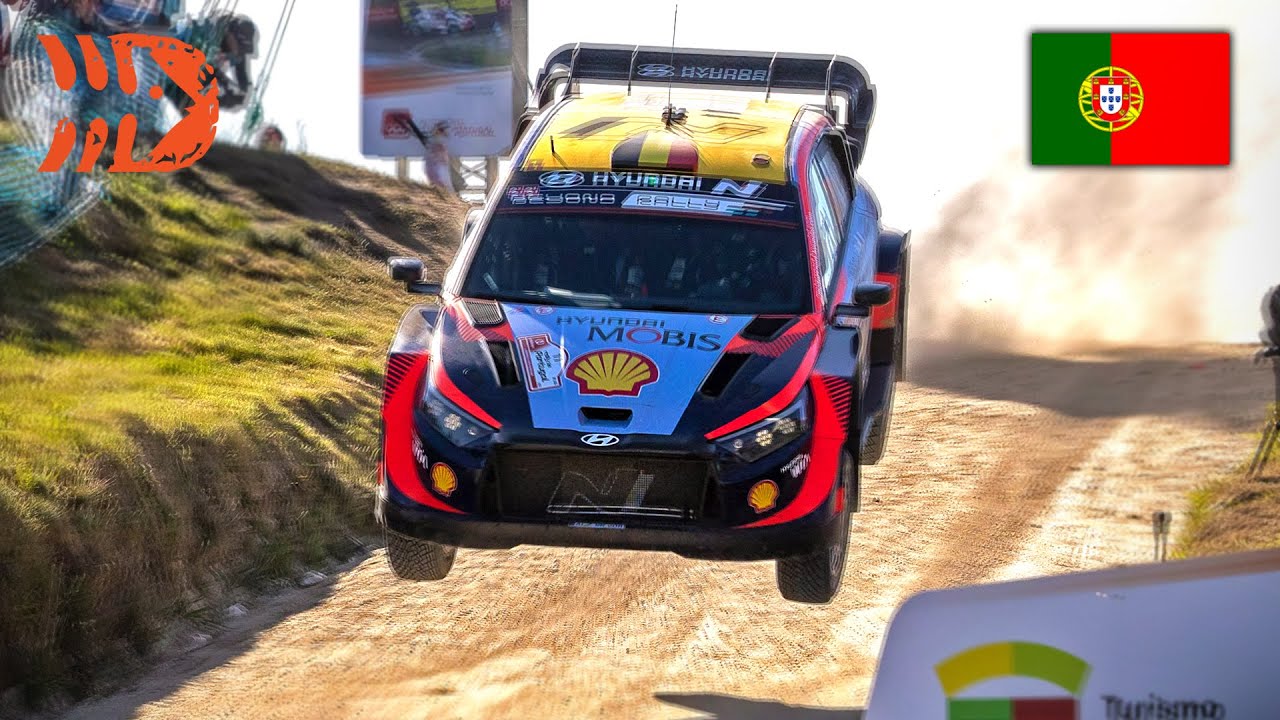 ⁣Best of WRC Rally Portugal 2023 | Crashes, Action & Pure Sound