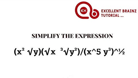 How to simplify an exponential expression