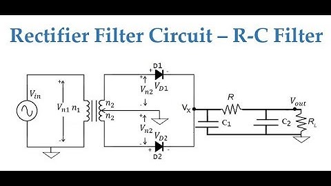 Rectifier Filter - R-C Filter