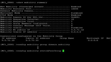 Configuring Converged Access Mobility on Unified WLC and NGWC using CLI -Part 2