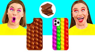 Schokolade vs Echtes Essen Challenge von BaRaDa Gold