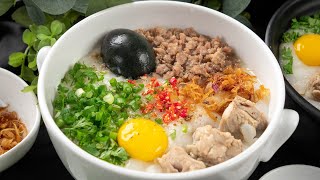 [ENG SUB] Siêu Phẩm CHÁO SƯỜN sánh mịn thơm ngon, BÍ QUYẾT đặc biệt của Cô Ba | Pork Ribs Porridge