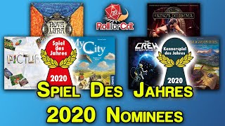 The nominees are in for 2020 spiel des jahres, alongside kennerspiel
and kinderspiel awards. who deserves win? do these games even belong
...