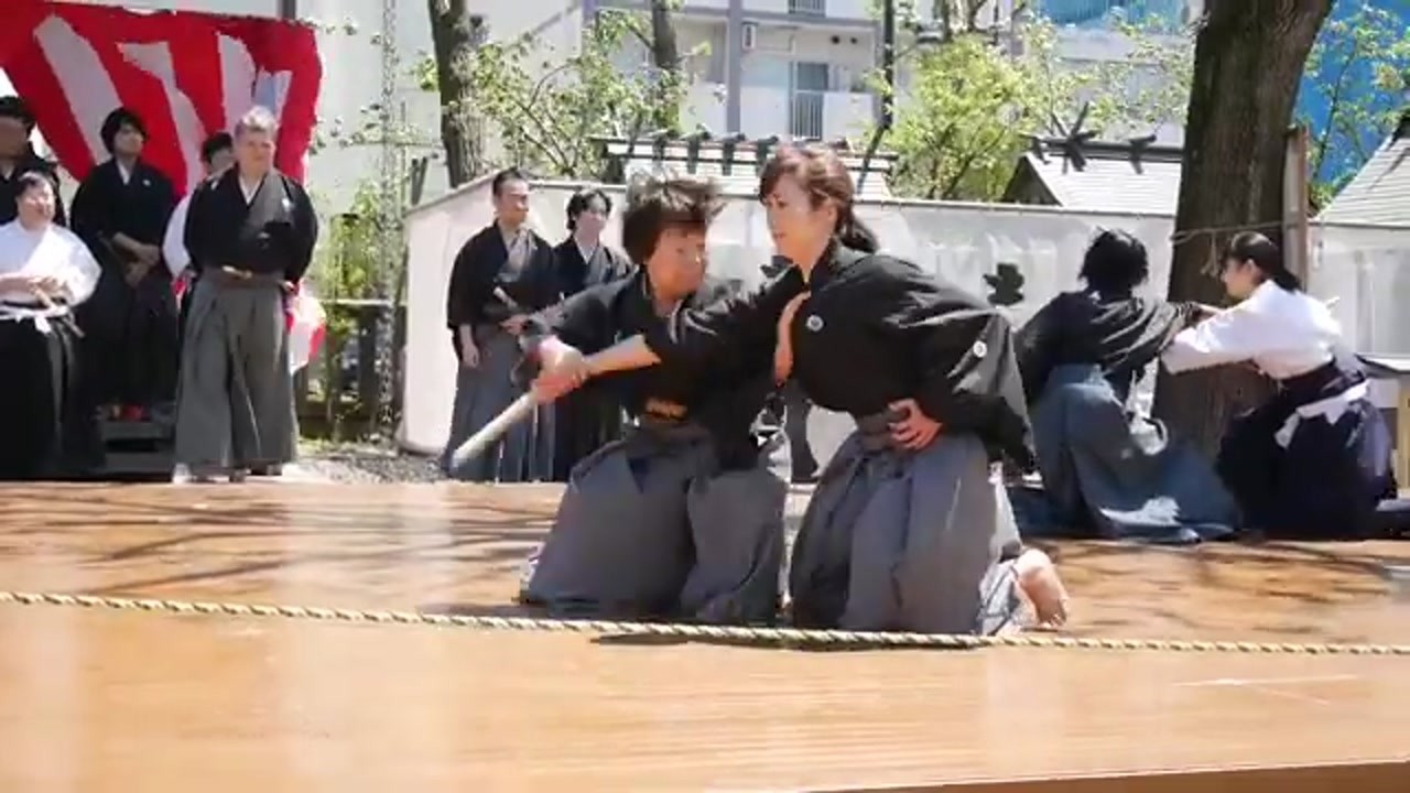Sōsuishi-ryū, Kameido Katori Jinja 2016 (4)