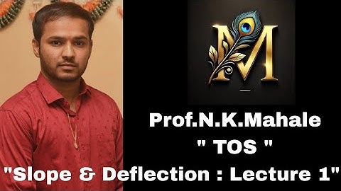 Demo Lecture 1: Unit 1: Concept of slope and deflection Full explained as per K scheme MSBTE 2025