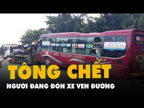Video Hiện trường xe giường nằm tông chết người đang đón xe... - youtube