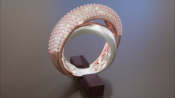 With Simple Command, Create  double cute Ring