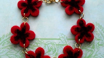 Make a Pretty Felt Flower Bracelet - DIY Style - Guidecentral
