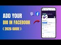 How to Add Your Bio in Facebook - 2026 Tutorial