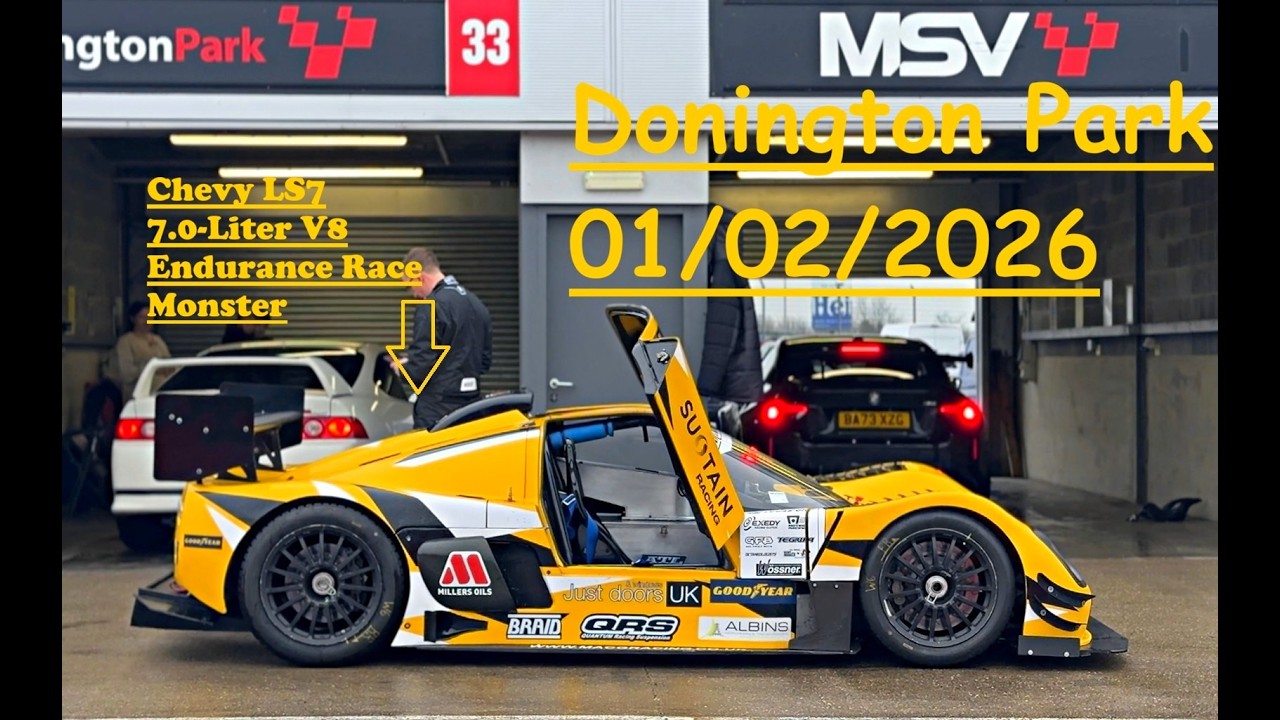 01/02/2026 Donington Park Track Day | V8 Thunder | 7.0 Ultima GTR | Project 8|M3 e92|Slippery Track