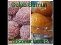 Gulab jamun  coconut ladoo arshas kitchen two recipe in one