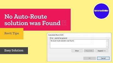 [Oplossing] Revit-fout: er is geen oplossing voor automatische routering gevonden.