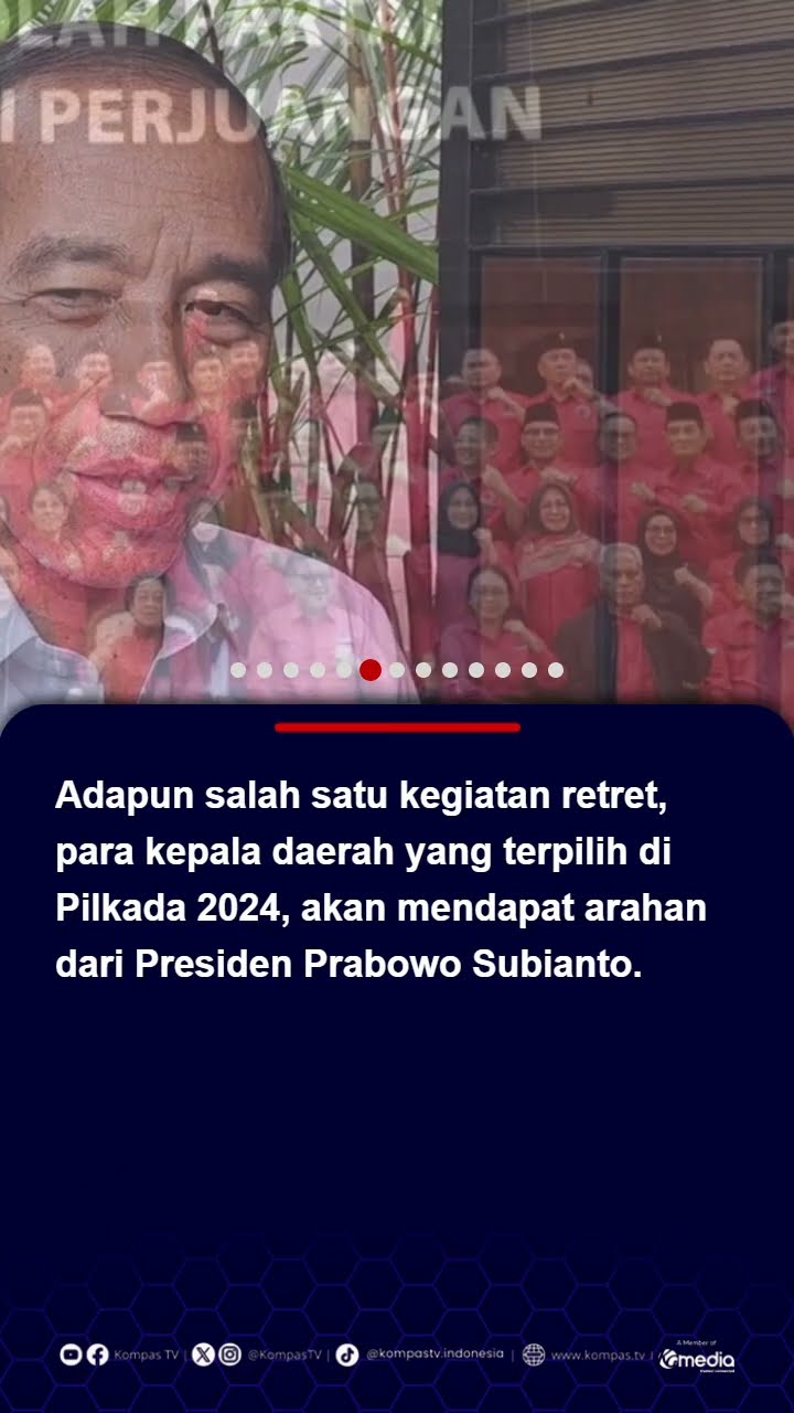 Megawati Minta Kader Tunda Ikut Retret, Jokowi: Mestinya Hadir Mereka Dipilih Rakyat #jokowi