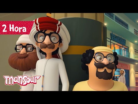Aventuras Épicas de Mansour P3 ⭐ | 2 horas de dibujos animados 🕐| Aventuras de Mansour ✨