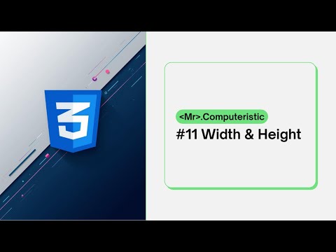 Width & Height - How width and height properties works in css? CSS tutorials for absolute beginners