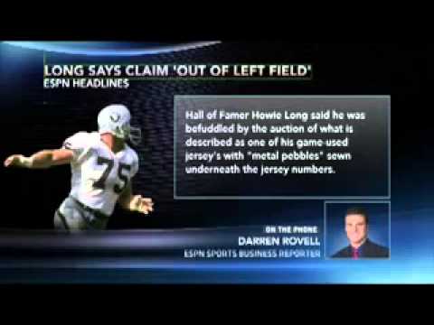 Howie Long Says Jersey Claim 'Out Of Left Field'