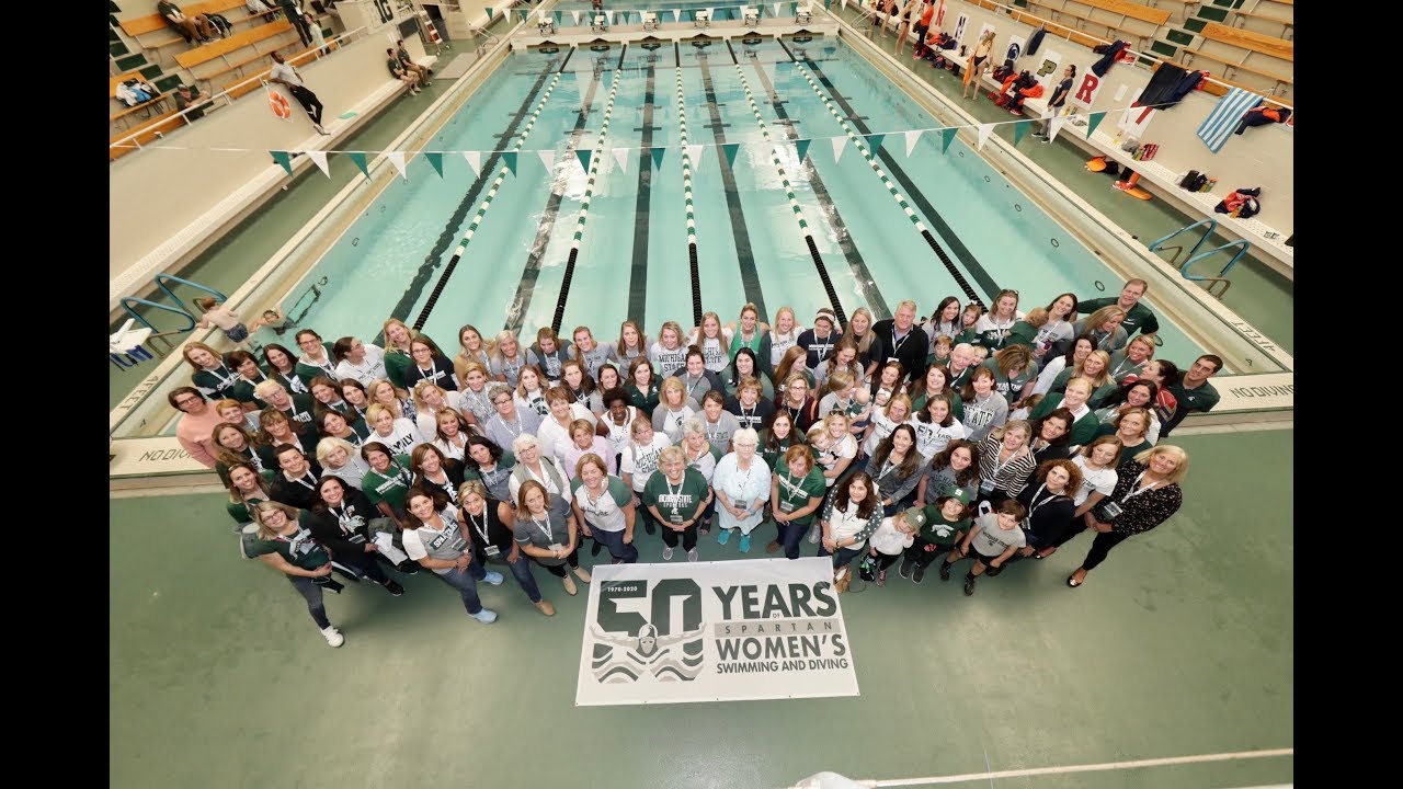 Michigan State Spartans swimming championship jersey