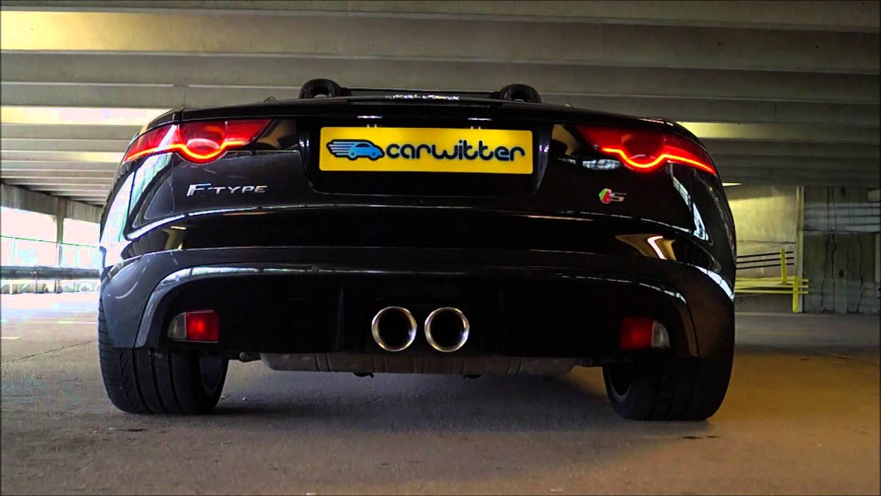 Jaguar F Type V6s Active Exhaust On Off You Jaguar F Type V6s Active Exhaust On Off