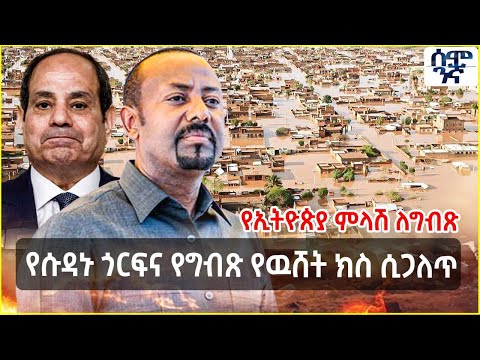 የሱዳኑ ጎርፍና የግብጽ የዉሸት ክስ ሲጋለጥ የኢትዮጵያ ምላሽ ለግብጽ Semonigna