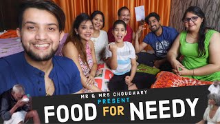 Food For Needy | Choudhary Family | Vivek Choudhary Ft. Khushi Punjaban