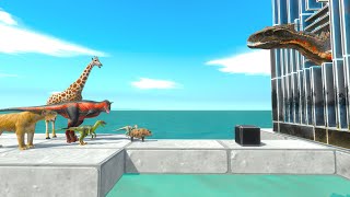 Rescue the Indoraptor - Destroy the Indominus Rex - Animal Revolt Battle Simulator