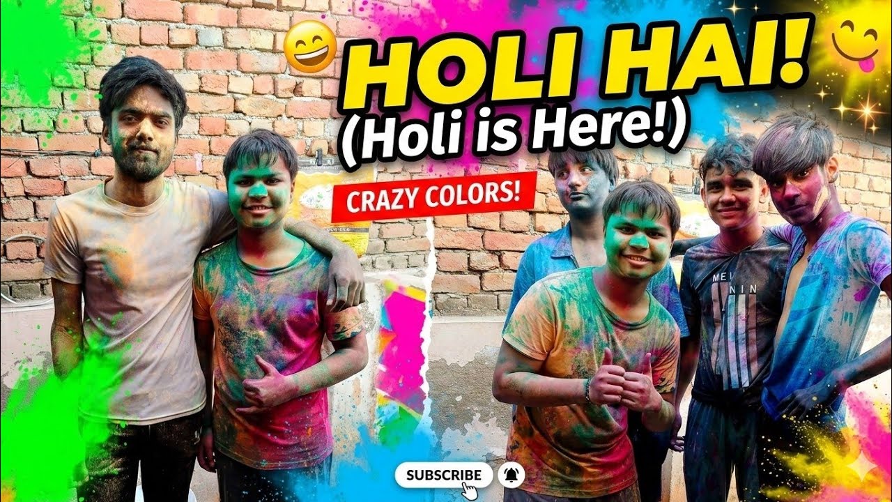 HOLI VLOG🫟 #viralvlog #holi 