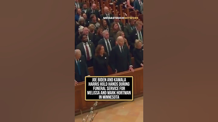 Emotional Moment Between Joe Biden and Kamala Harris at Hortman Funeral 💔