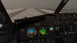 Zero Visibility Snowy Landing Jfk Autoland Boeing 737Ng
