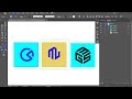 How to design logo in Adobe illustrator - Create logo Letter | PHEARAK - Design