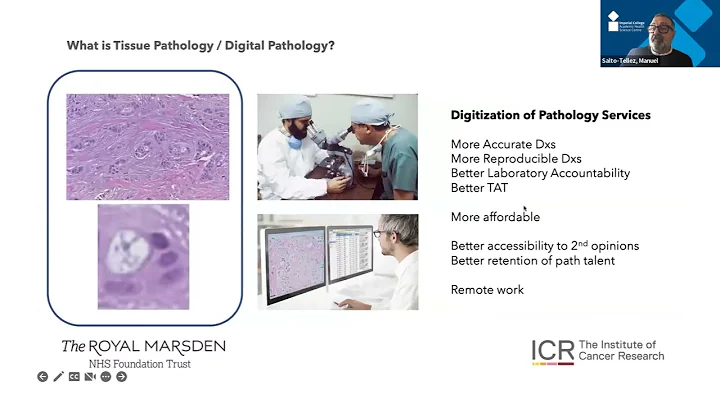 Artificial Intelligence for more effective cancer diagnosis (Part 2/2) - Prof Manuel Salto-Tellez