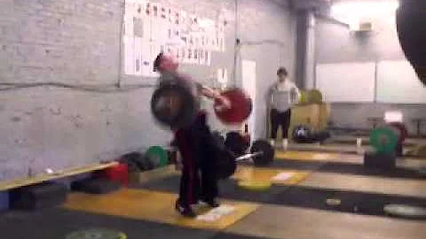 Pat 125kg PR snatch
