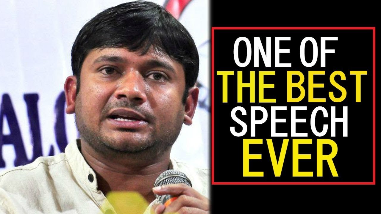 One of The Best Speech Ever of Kanhaiya Kumar in 2018 - YouTube