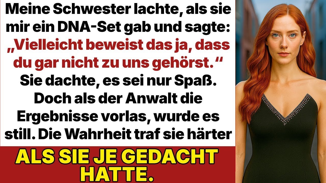 Meine Schwester verspottete mich mit einem DNA Test, doch das Ergebnis ließ alle sprachlos zurück