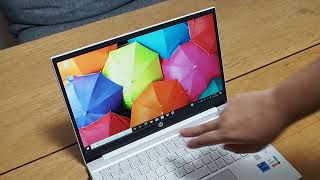 タッチパネル操作】HP Pavilion 14-dv｜14型のノートパソコン - YouTube