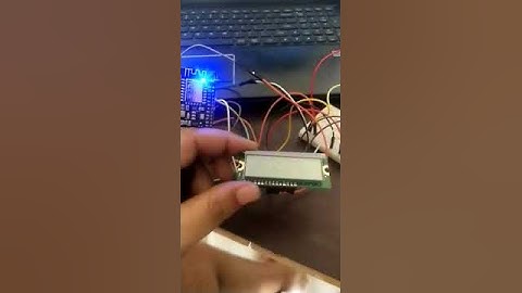 Connecting LCD 1602 to ESP8266 Node MCU Without I2c protocol