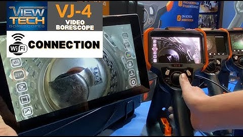 VJ-4 Video Borescope WiFi Connectivity Instructions - VLC Media Player App - Livestream Inspections